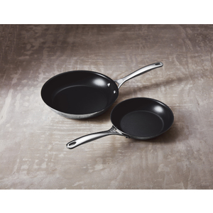 2pc Nonstick Stainless Steel Fry Pans