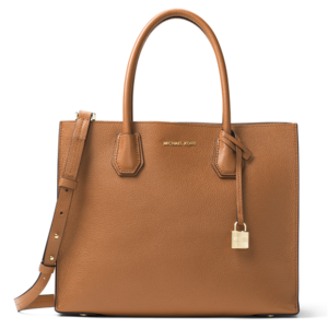 Michael Kors Mercer Large Bonded-Leather Satchel