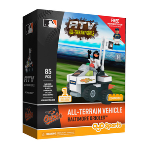 OYO Sports MLB All-Terrain Vehicle with Super Fan Baltimore Orioles Building Set