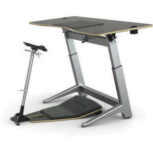 Locus Bundle with Matte Black Desk/Seat, and Anti-Fatigue Mat (30 x 72")