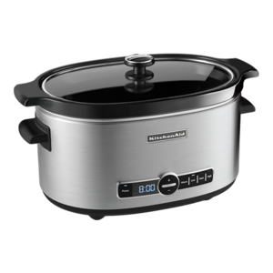 KitchenAid 6-Quart Slow Cooker with Solid Glass Lid