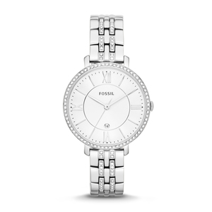 Ladies Jacqueline Stainless Steel Watch Silver Dial