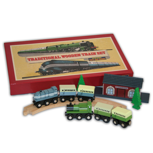 Perisphere & Trylon Traditional Wooden Train Set