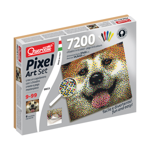 Quercetti Dog Pixel Art Set: 7200 Pcs