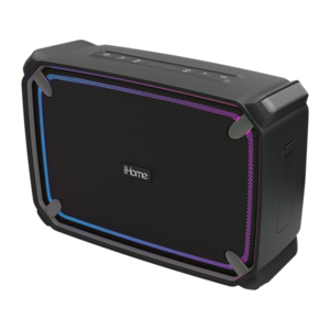 iHome Weather Tough Portable Bluetooth Speaker with Accent Lights