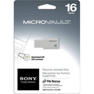 16GB Micro Vault USM-M USB Flash Drive (White)