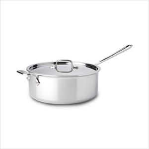 6 Qt. Stainless Steel Deep Saute Pan