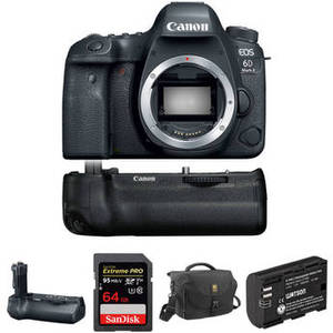EOS 6D Mark II DSLR Camera Body with Accessory Kit