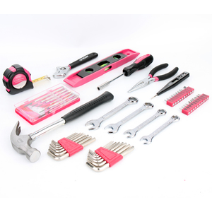 53pc Household Tool Kit Pink