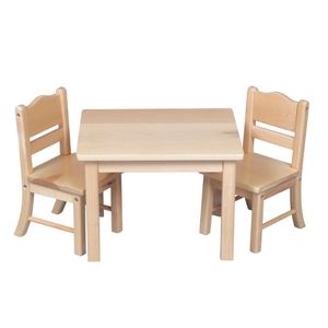 Guidecraft Doll Table and Chair Set