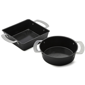 Set of 2 Grill-Top Tapas Black