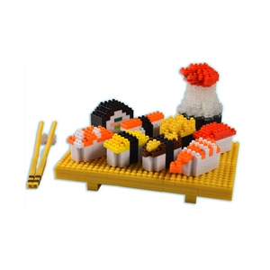 Bepuzzled 3D Pixel Puzzle Deluxe - Sushi: 559 Pcs