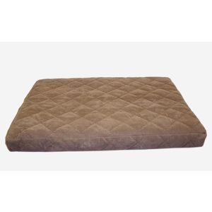Carolina Pet Company Medium Quilted Orthopedic "Jamison"  Protector Pad - Chocolate