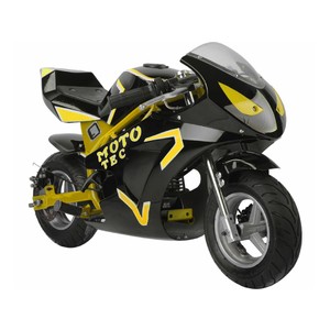 MotoTec Gas Pocket Bike GT 49cc 2-Stroke Yellow