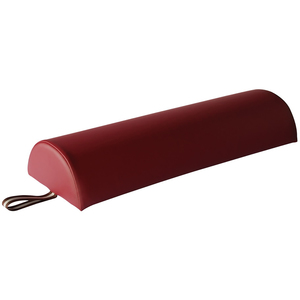 MT Massage  9"x26" Semi-round Massage Bolster - Burgundy