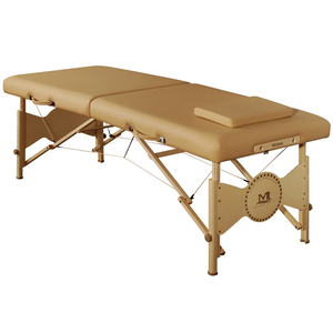 MT Massage  28&quot; Midas Entry Portable Massage Table Package with Face port Breathing space and plug in 5 colors (Beige)
