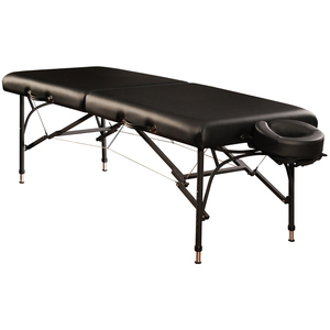 MT Massage Mt 28" Violet Portable Aluminum Lightweight Portable Massage Table Package (Black)
