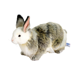 hansa Jacquard Rabbit 14 Inch Plush