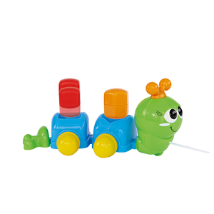 simba Green Pull Along Caterpillar