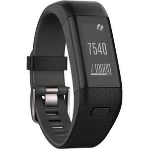 vivosmart HR+ Activity Tracker (Regular, Black/Shark Fin Gray)