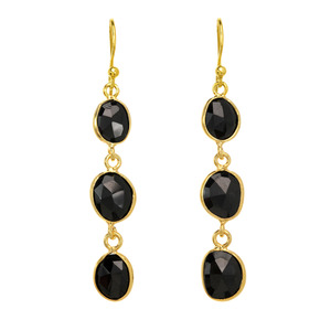 Lita Black Onyx Earrings