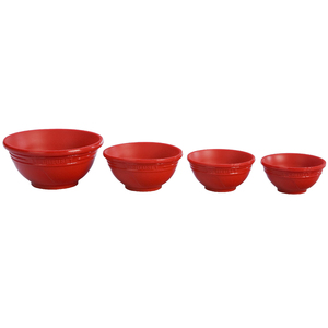 Set of 4 Prep Bowls Cerise
