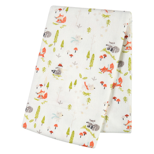 Trend Lab Winter Woods Deluxe Flannel Swaddle Blanket