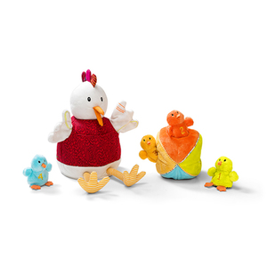 Ophelie & Her Chicks Plush Set Ages 0-12 Months