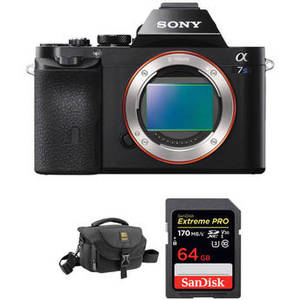 Alpha a7S Mirrorless Digital Camera Body with Accessory Kit