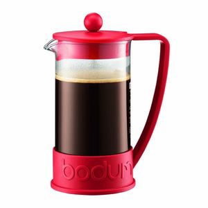 Brazil 8 Cup Coffee Press 34 oz. - Red