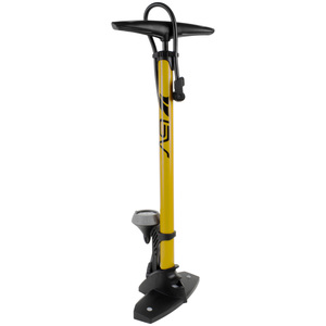 BV High Pressure Bike Floor Tire Pump Aluminum w/ Gauge Dual Air Valve