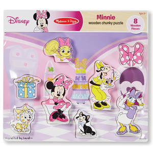 Melissa & Doug Minnie Wooden Chunky Puzzle
