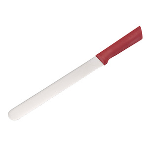 Cake Boss 10" Cake Carving Knife with Sheath Red