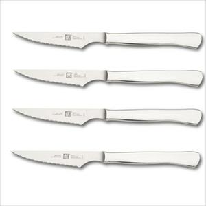 Stainless Steel 4-Piece Serrated Steak Knife Set