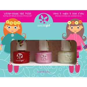 Suncoat Girl Kids Washable, Water Based Nail Polish Ballerina Beauty