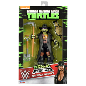 WWE Donatello as Undertaker -  Teenage Mutant Ninja Turtles 1 TMNT Ninja Superstars Toy Wrestling Action Figure