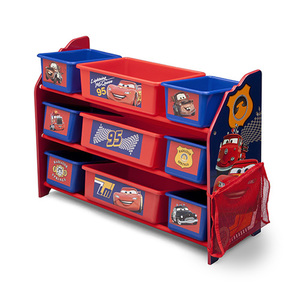 Cars Plastic 9-Bin Organizer