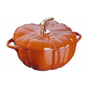 Cast Iron 3.5 Qt Pumpkin Cocotte Burnt Orange