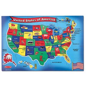 Melissa & Doug U.S.A. Map Floor (51 pc)