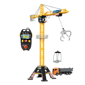 Dickie Toys Mega Crane Remote Control Set Yellow and Black