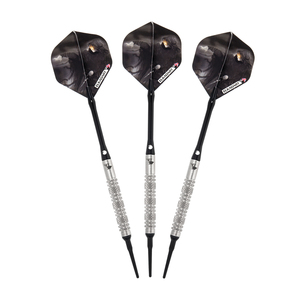 Elkadart Wizard 80% Tungsten Knurled and Ringed Soft Tip Darts 18 Grams