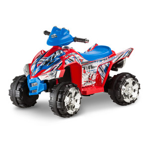 KidTrax Red/Blue ATV Quad