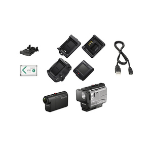 Full HD Action Cam w/ Live View Remote Bundle