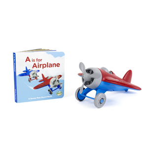 Toy Airplane w/ A is For Airplane Book Ages 1+ Years