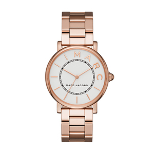 Ladies Roxy Rose Gold-Tone Stainless Steel Watch White Dial
