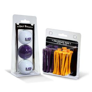 Team Golf LSU Tigers NCAA Golf Ball and Tee Set