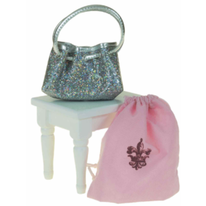 The Queen's Treasures Handbag - Silver Hobo Bag