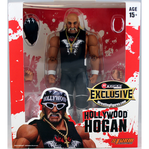 WWE "Red & White" Hollywood Hulk Hogan - Ringside Collectibles Exclusive Toy Wrestling Action Figure