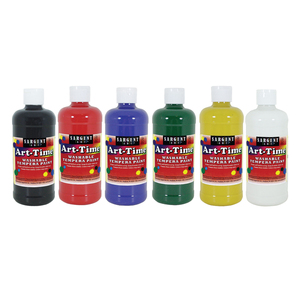 Sargent Art 6 Pack 16 Ounce Washable Tempera Paints