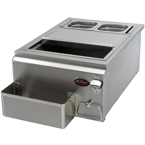 Cal Flame 18 in. Stainless Steel Cocktail Center for Outdoor Grill Island